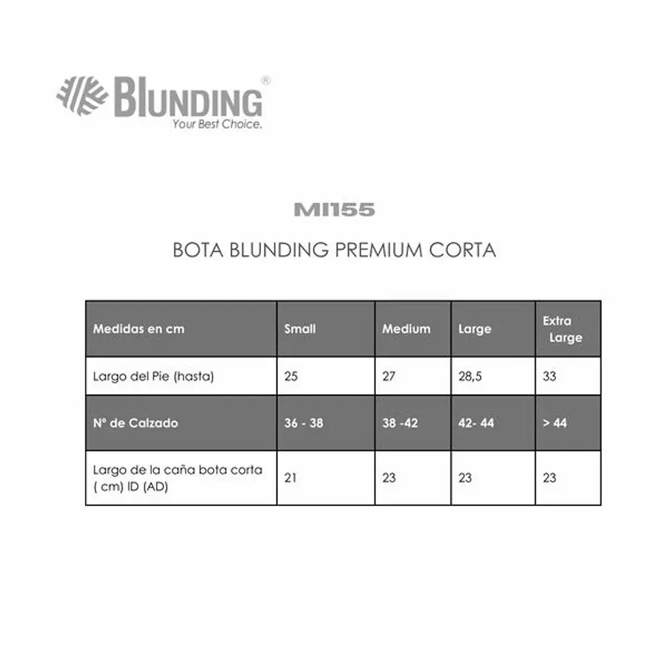 Bota blunding premium corta 3