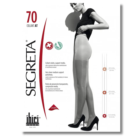 Panty Ibici Segreta 70 compresión graduada 11-14 mmHg