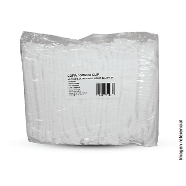 Gorro / Cofia clip (bolsa de 100 unidades) 1