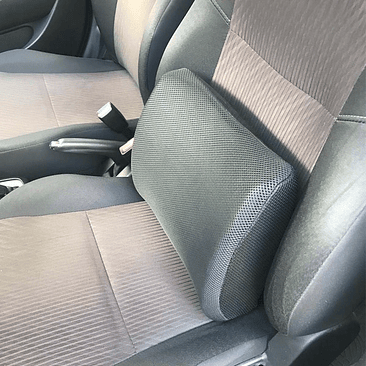 Cojín lumbar viscoelástico Blunding negro 4