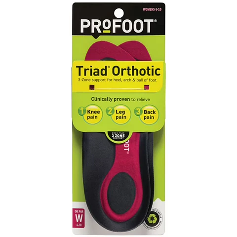 Plantillas triad orthotic (antifatiga) Profoot