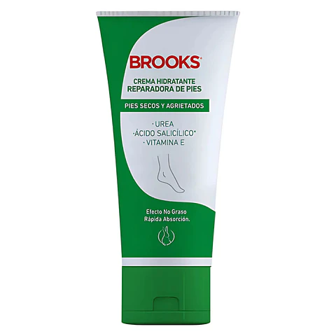 Crema Hidratante Reparadora de Pies Brooks (75 mL)