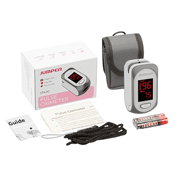 Pack tensiómetro digital de brazo + oxímetro de pulso Jumper 5