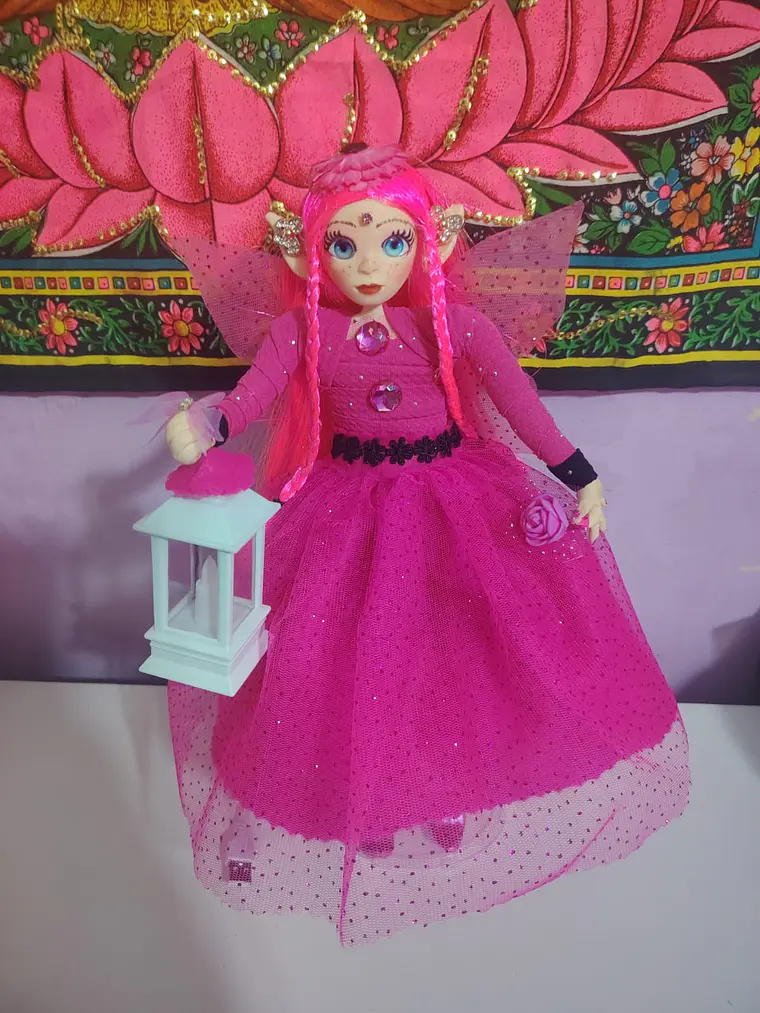 Lamparas Hada Fucsia 1