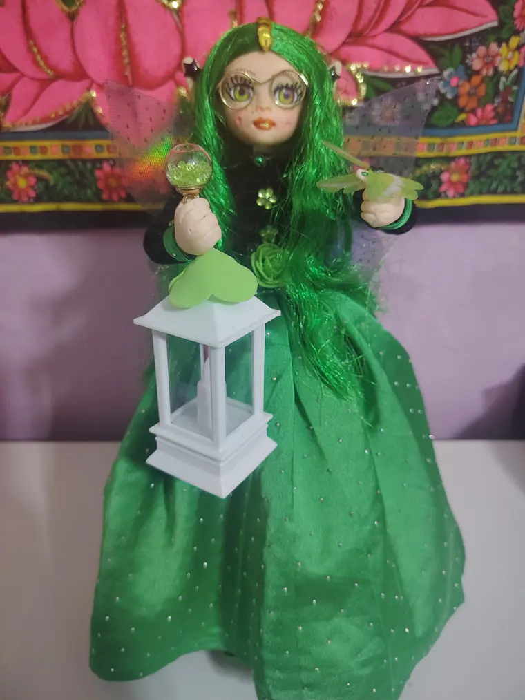Lamparas Hada Verde 1