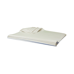 Papel de seda blanco 52x76 cm. resma de 500 pliegos