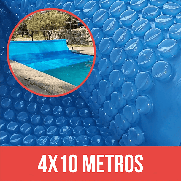 COBERTOR TÉRMICO PISCINA  4x10 Metros