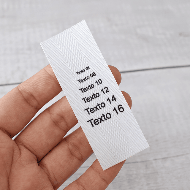 Etiquetas para emprendedores cinta espiga (color blanco)