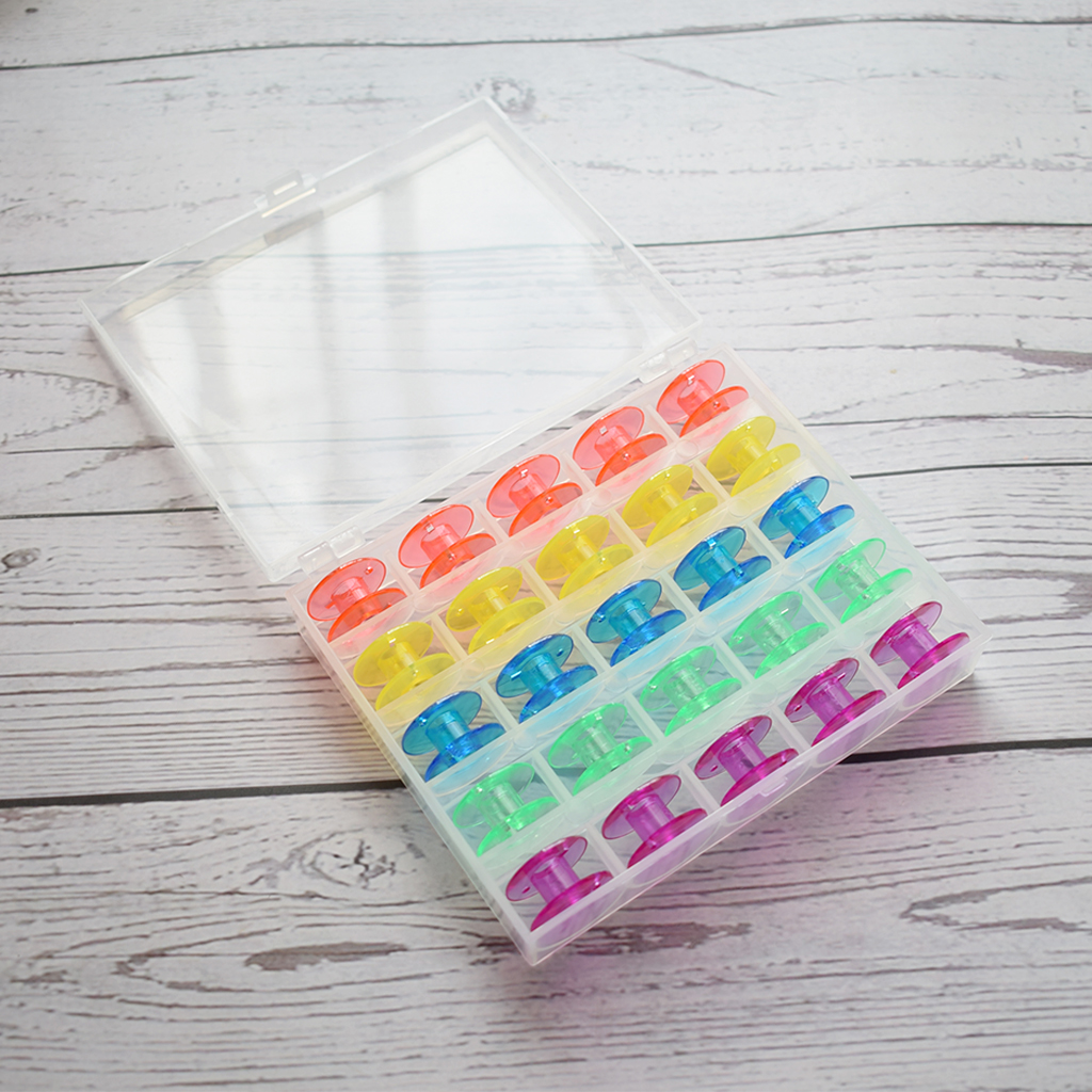Caja 25 carretes de colores