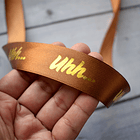 Cinta Satín/Raso personalizada con estampado dorado 26