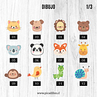 Set de stickers escolares personalizados (Impermeables) 7