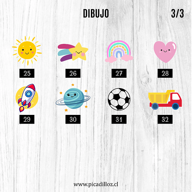 Set de stickers escolares personalizados (Impermeables) 9