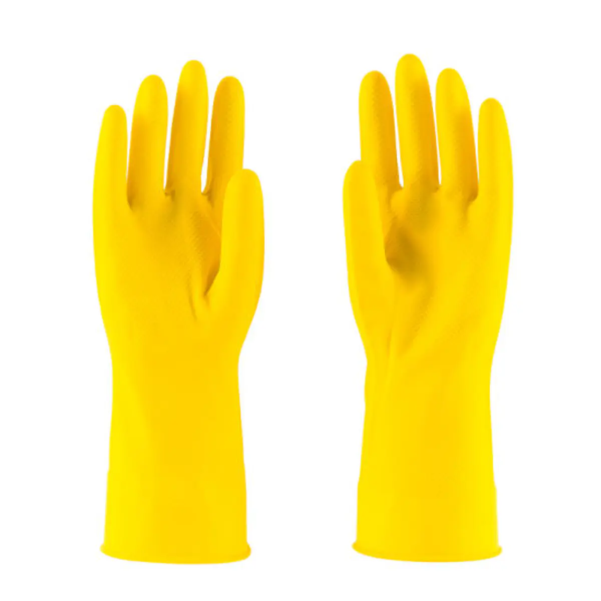 Guantes de látex amarillos