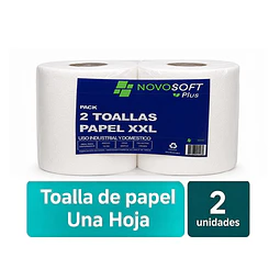 Toalla de Papel NovoSoft Dispensador 250 Metros X2 Rollos