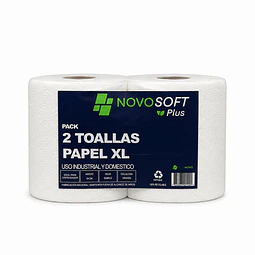 Toalla de Papel NovoSoft Dispensador 190 Metros X2 Rollos