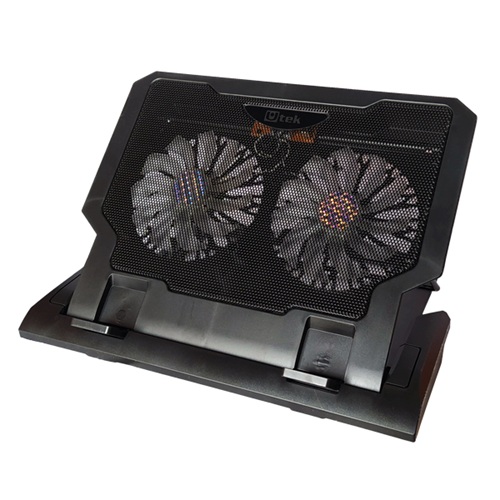 Cooler para notebook 12 -17″ doble ventilador de 14cm y ajustable