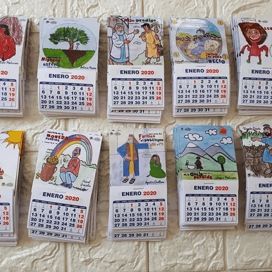 Mini Calendarios imantados 