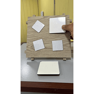 Cuadro con fotografías imantadas 