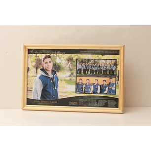 Cuadros de graduación tamaño A4 (29,7x21 cm)