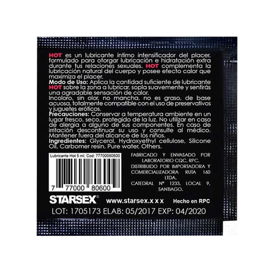Sachet lubricante hot 2