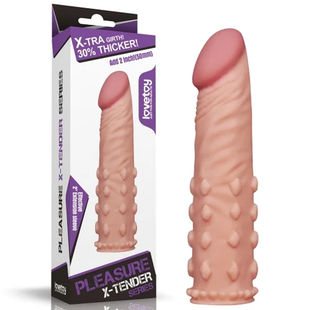 Funda para pene X-Tender +5cm 1