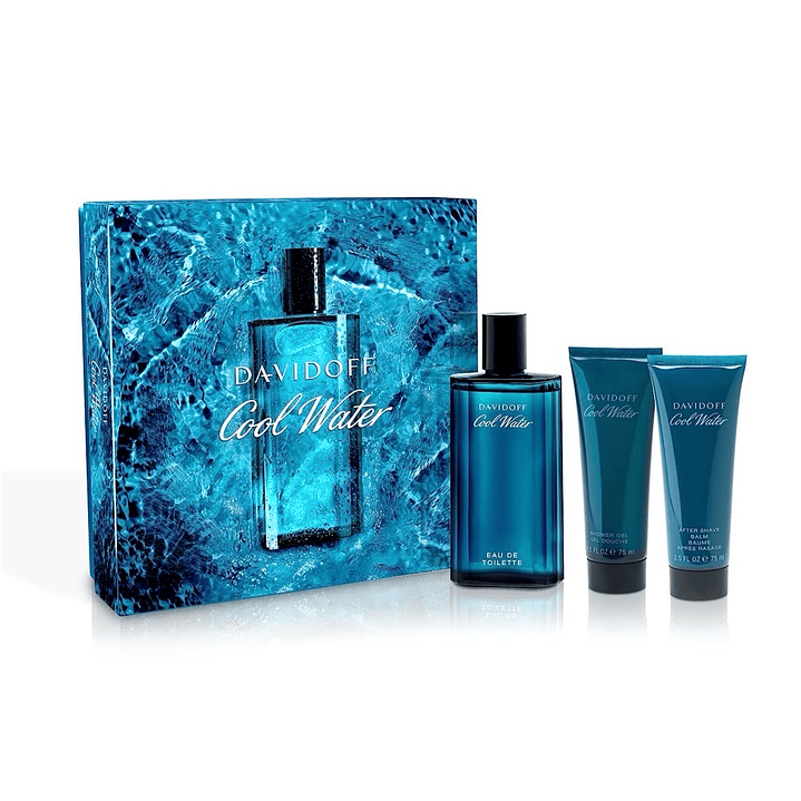 Davidoff - Cool Water [Estuche 3 Piezas] (C) | EDT 1