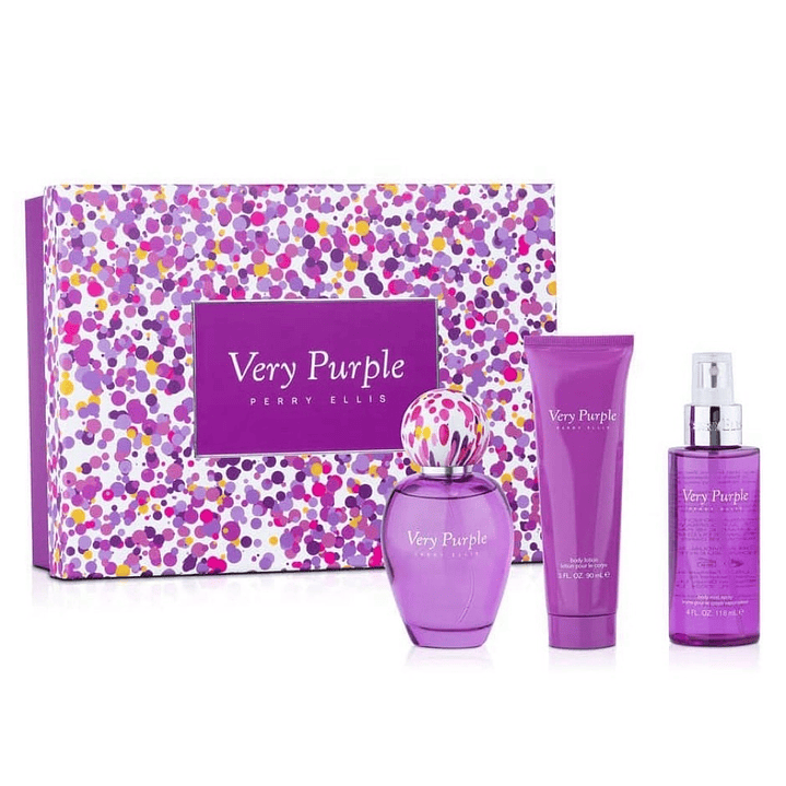 Perry Ellis - Very Purple [Estuche 3 Piezas] (D) | EDP