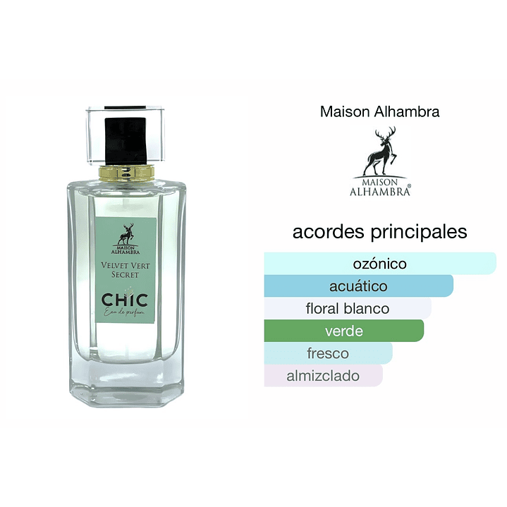 Maison Alhambra - Chic Velvet Vert Secret [100 ml) (D) | EDP 2
