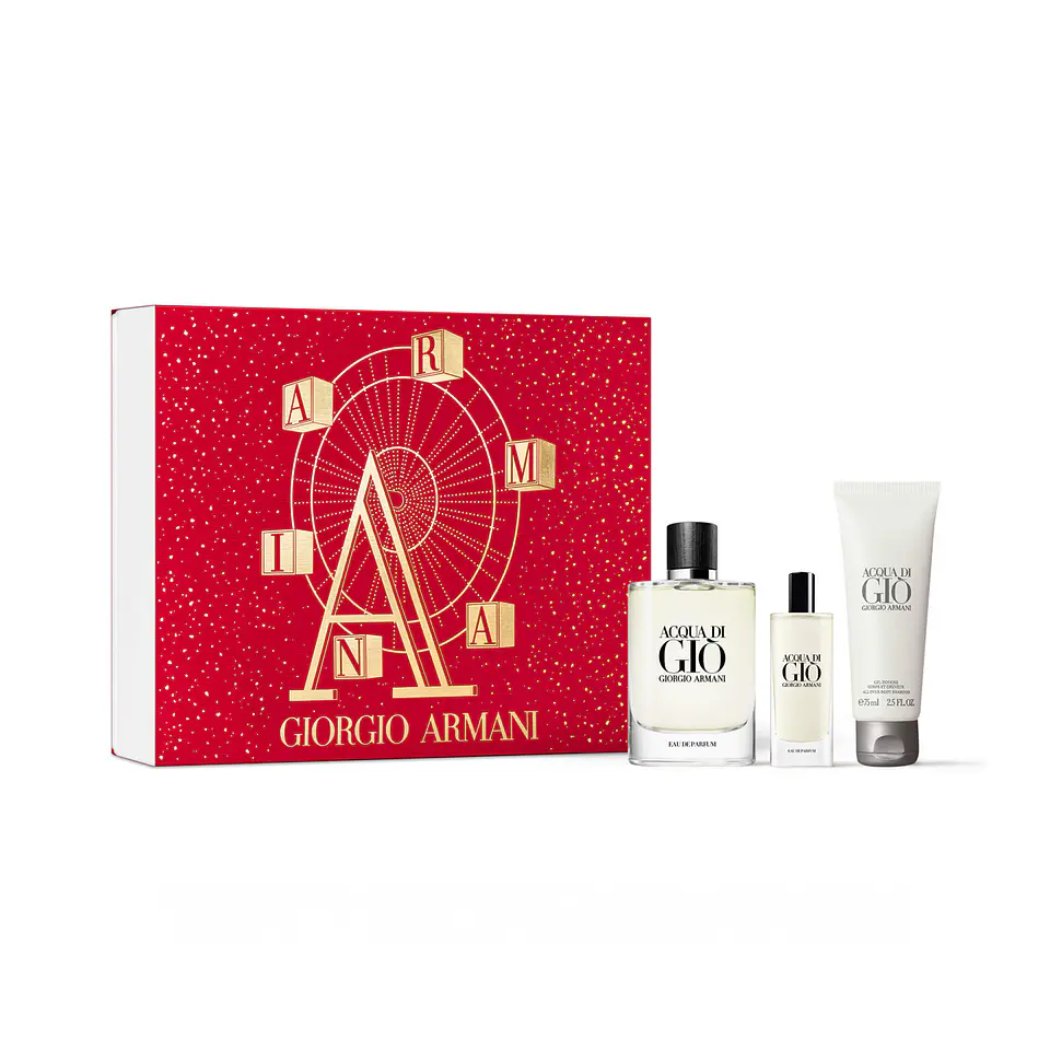 Acqua Di Gio 125 ml EDP + Body Shampoo 75 ml + 15 ml 1