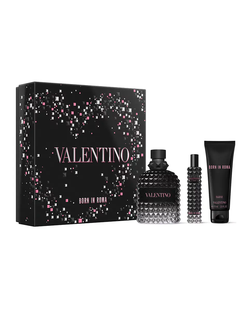 Valentino Uomo Born in Roma 100 ml + 15 ml + Gel de ducha 75 ml 1