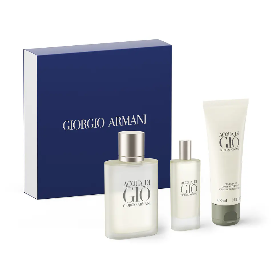 Acqua di Gio 100 ml EDT + Body Shampo 75 ml + 15 ml  1