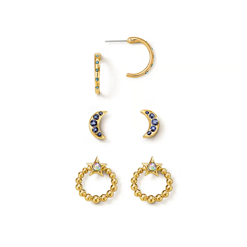 Estuche de Aretes x3 Moon Shadow 1