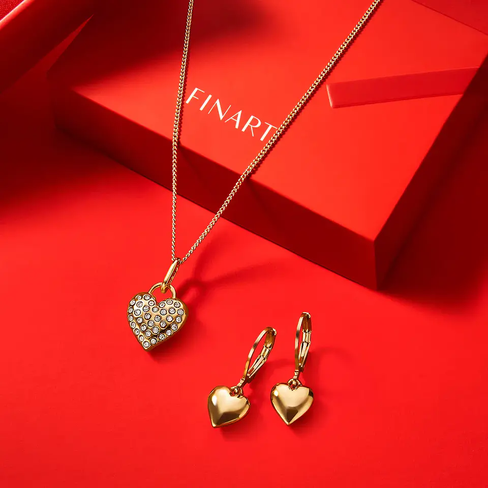 Estuche Collar + Aretes Love Again 2