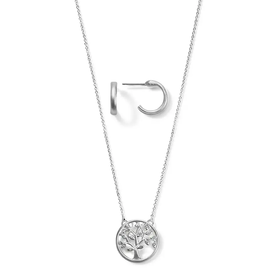 Estuche Collar + Aretes Lifetree 1