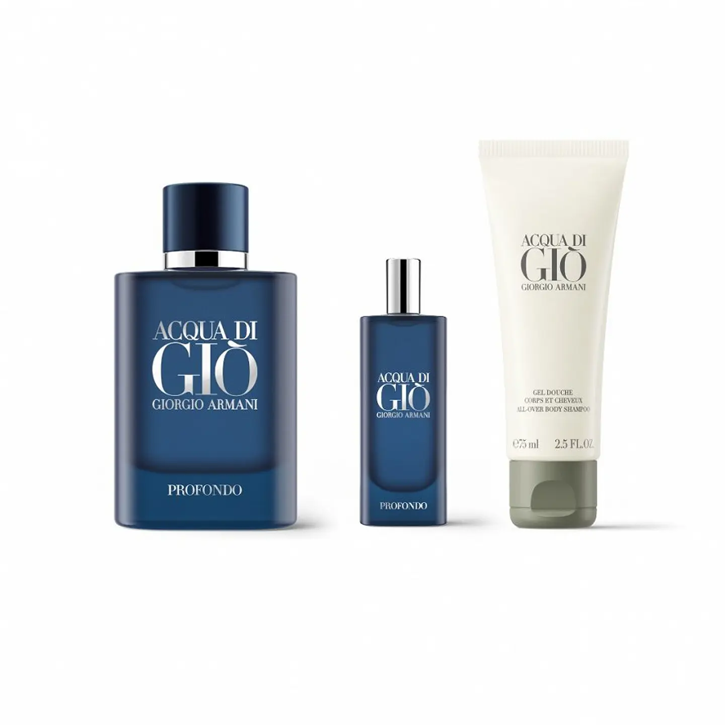 Acqua di Giò Profondo 75 ml + 15 ml + SG  2