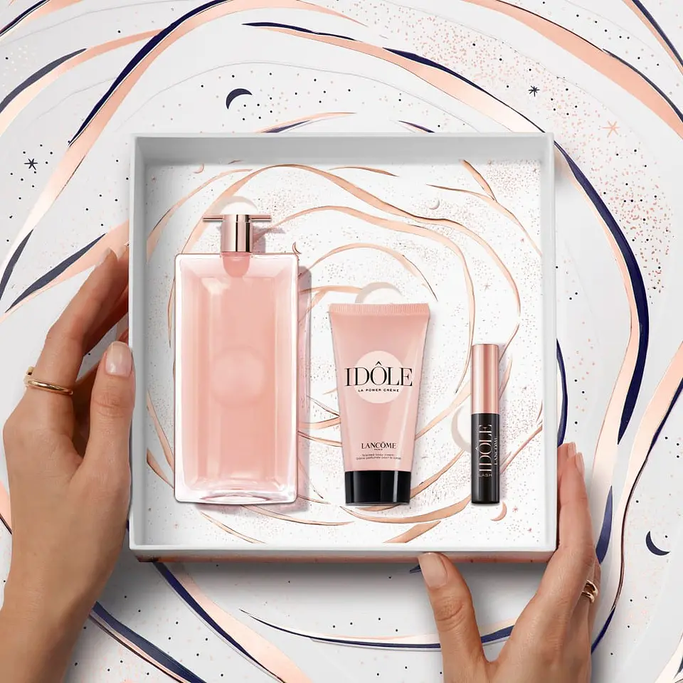 Idôle Le Parfum 50 ml EDP + Body Lotion + Máscara de pestañas Lash Idôle 2