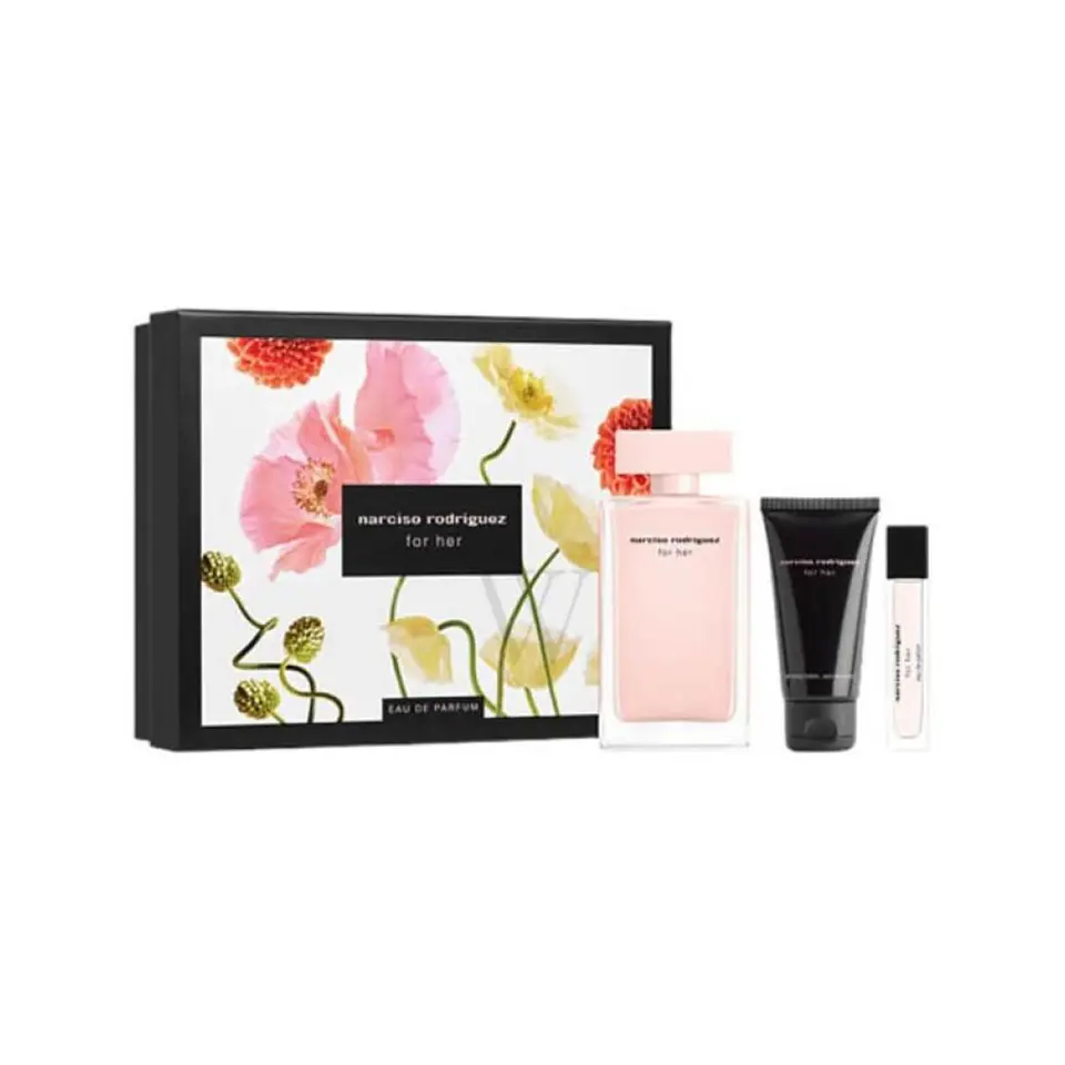 Narciso Rodriguez for Her EDP 100 ml + 10 ml + Body Lotion 1