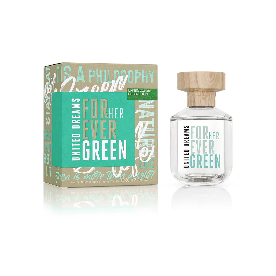 Benetton Forever Green Woman 80 Ml EDT  1