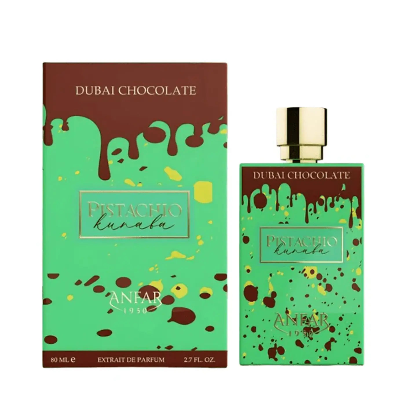 Dubai Chocolate Pistachio Kunafa 80 ml Extrait de Parfum  1