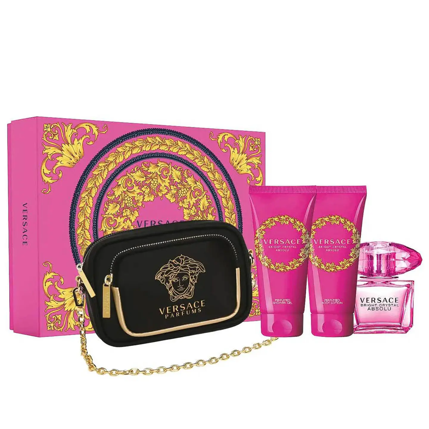 Versace Bright Crystal Absolu 90 ml + SG + BL + Cartera 1