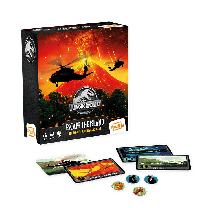 Juego Shuffle Jurassic World Escape The Island 2