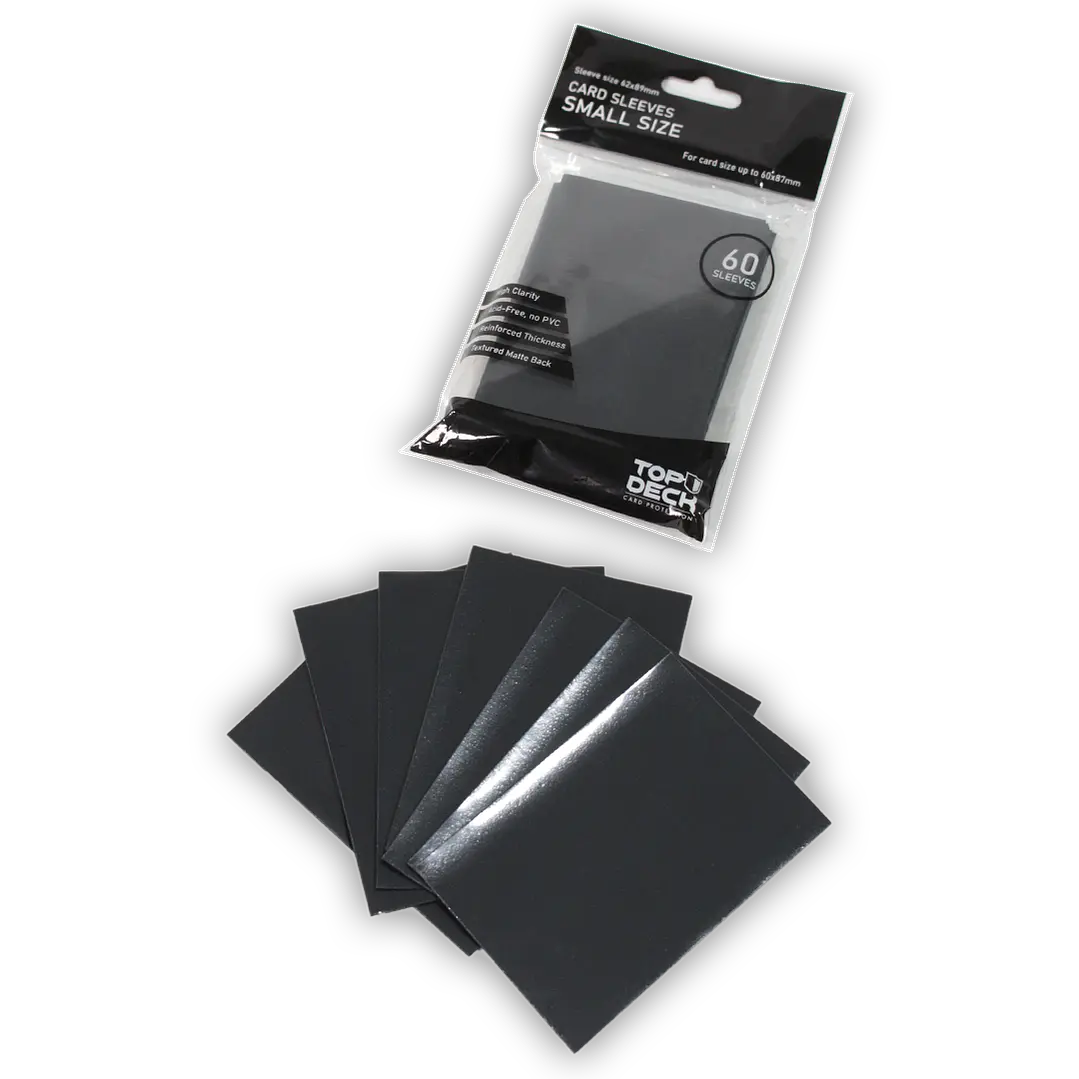Protector de Cartas Pequeño Negro 1