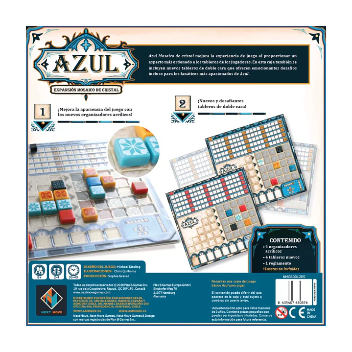 Expansion Azul Mosaico de Cristal 2