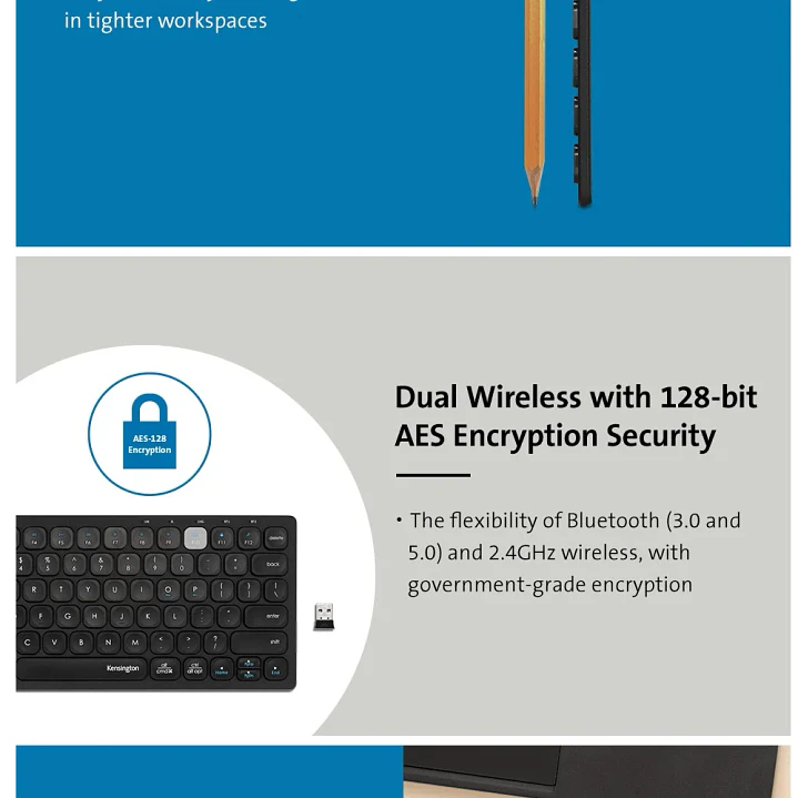 TECLADO COMPACTO MULTIDEVICE NG K75502ES 2