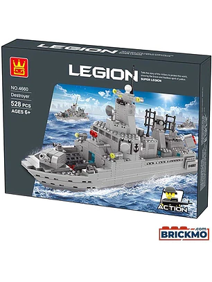 Barco Destructor Armable 528 pzas.