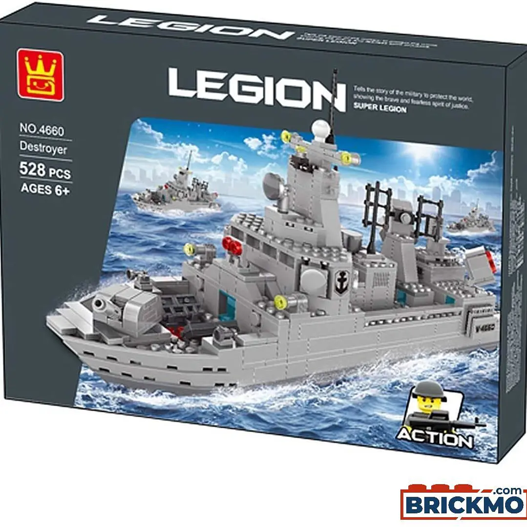 Barco Destructor Armable 528 pzas. 1