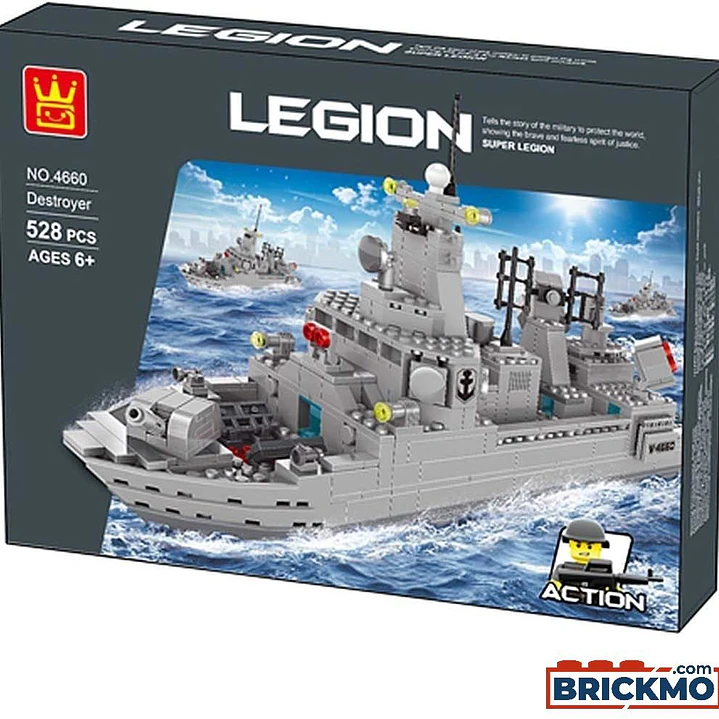 Barco Destructor Armable 528 pzas. 1