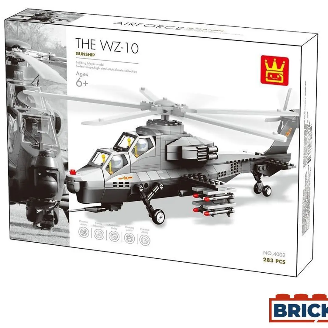 Helicóptero WZ-10 Armable (4002) WANGE 1