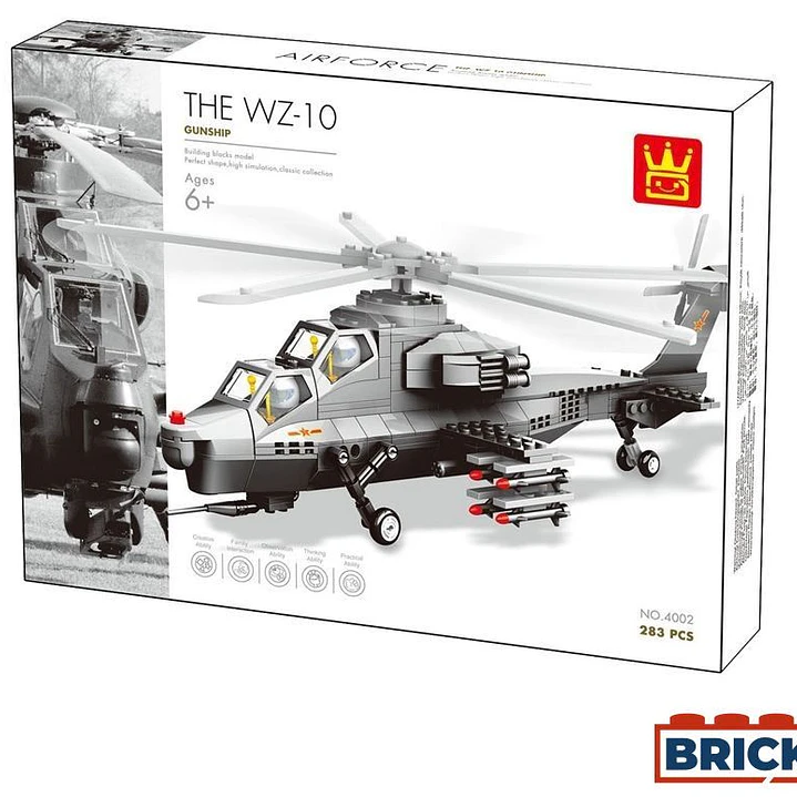 Helicóptero WZ-10 Armable (4002) WANGE 1