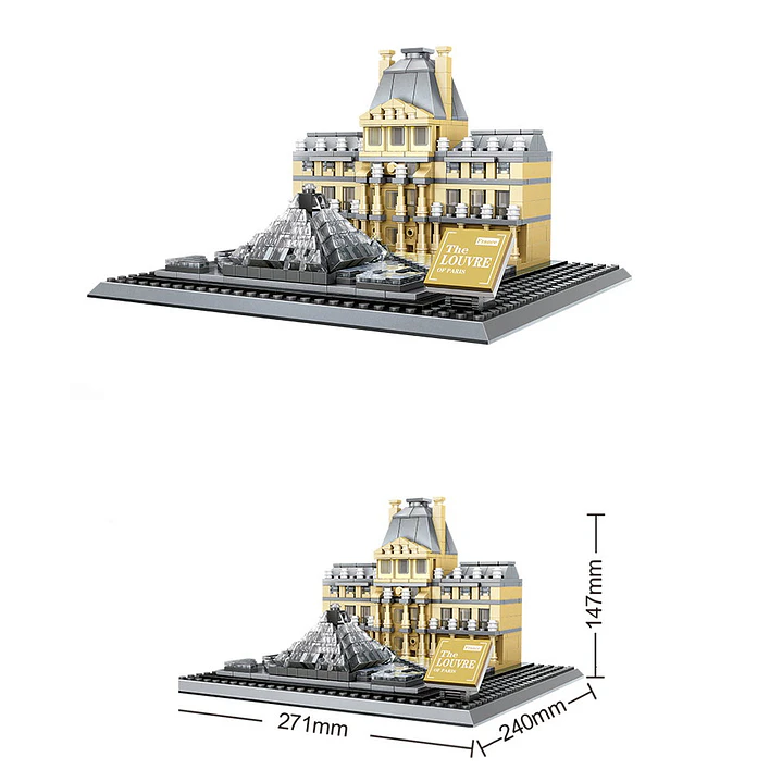 The Louvre París-Francia Armable (4213) WANGE 2